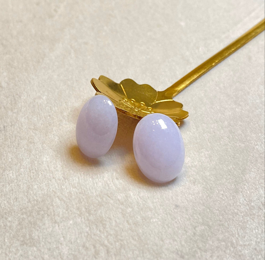 Gransky Jewellery Purple Cabochon Jadeite DIY Loose Gemstone - 13-19.9mm