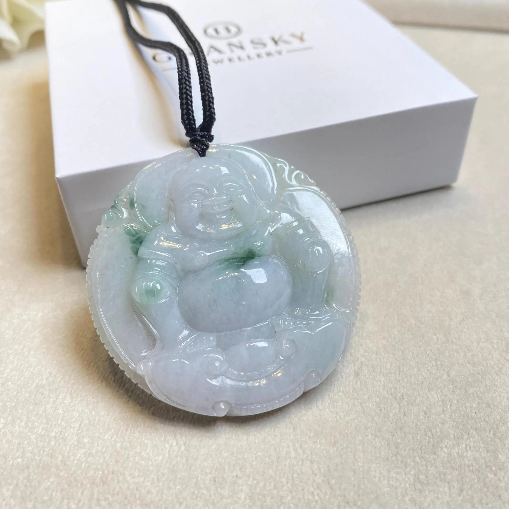Genuine Jade Buddha Pendant - Symbol of Peace and Serenity