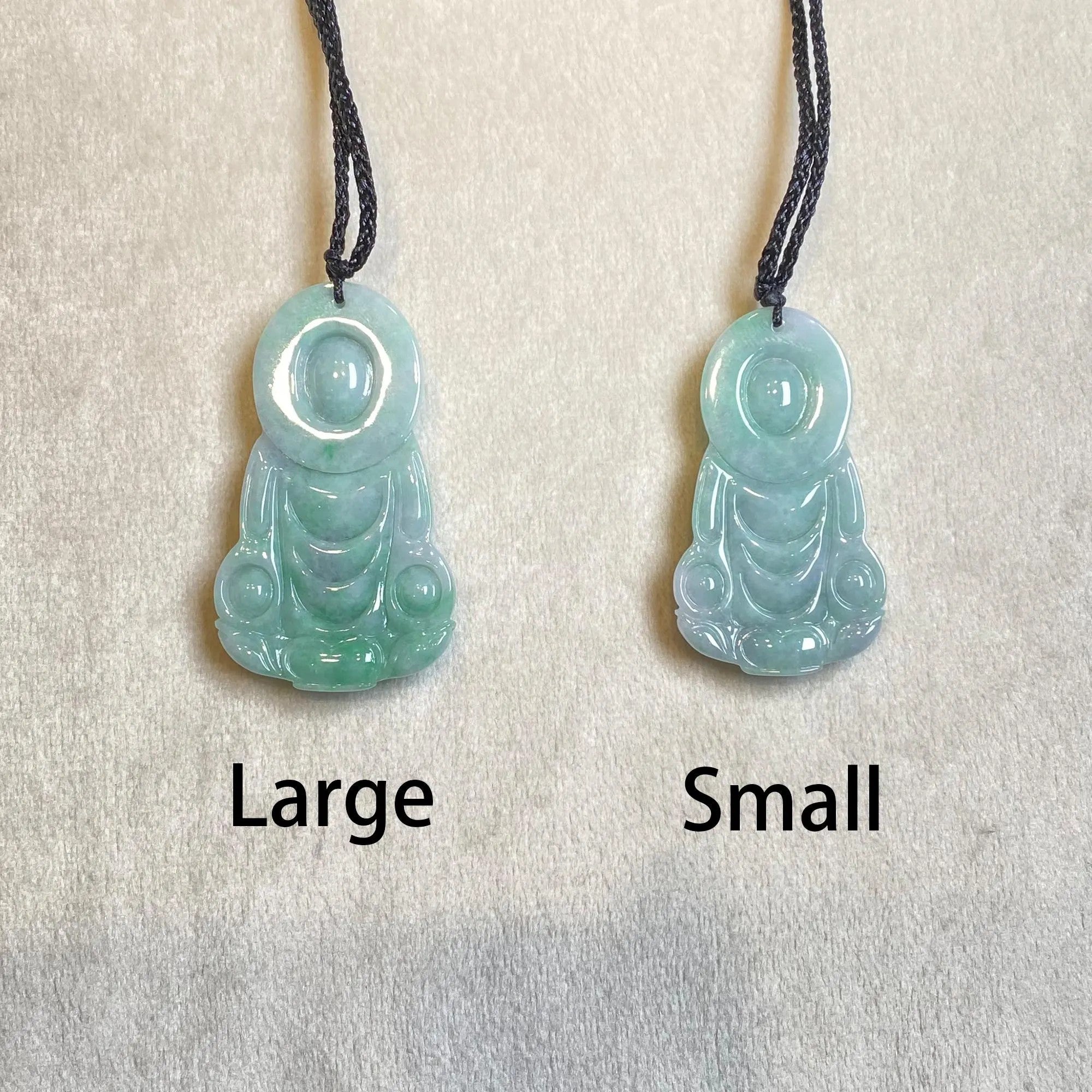 Exquisite Light Green Jade Guan Yin Pendant – Handcrafted Spiritual Jewelry