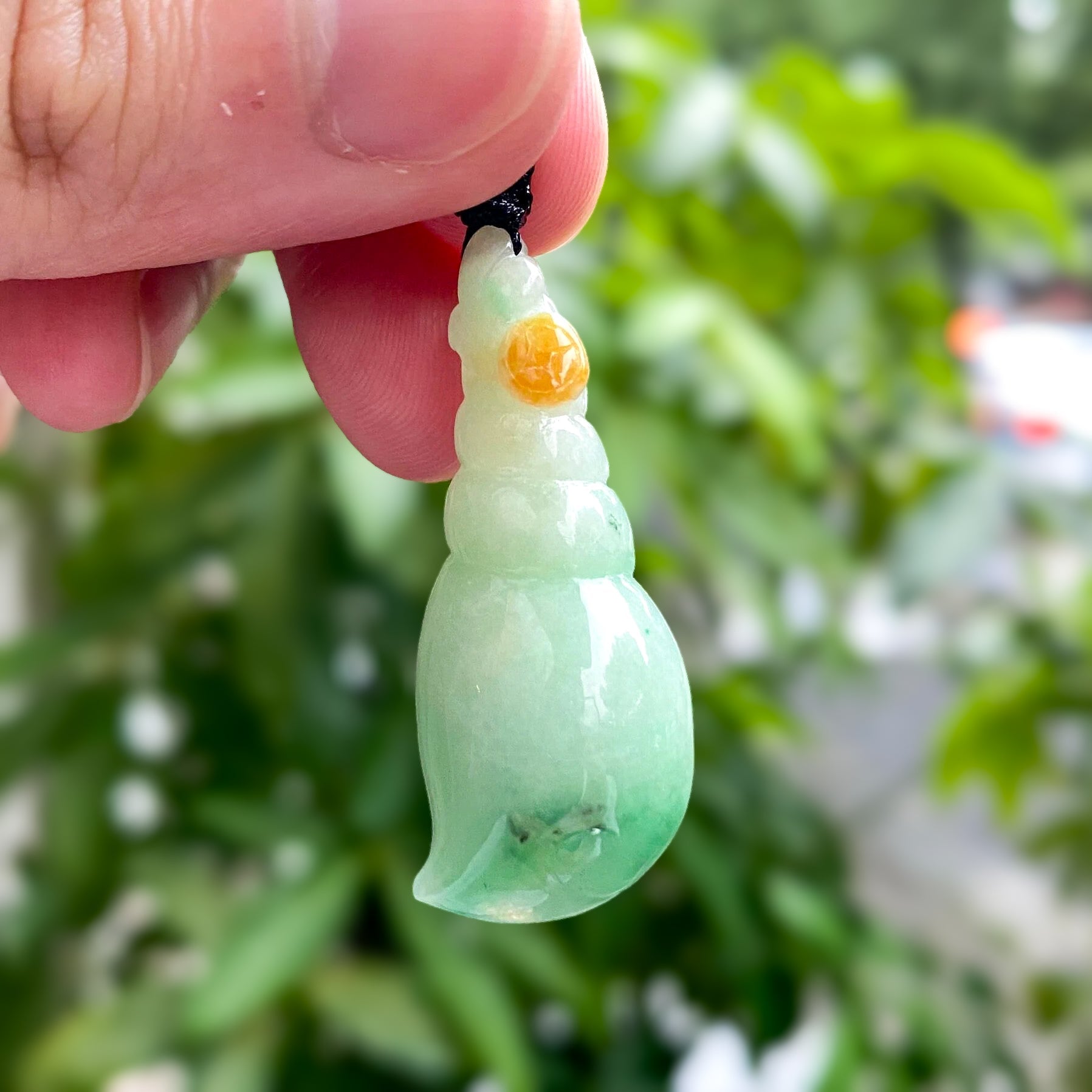 Gransky Tri-Colored Sea Shell Pendant - Handcrafted Ocean-Inspired Jewelry