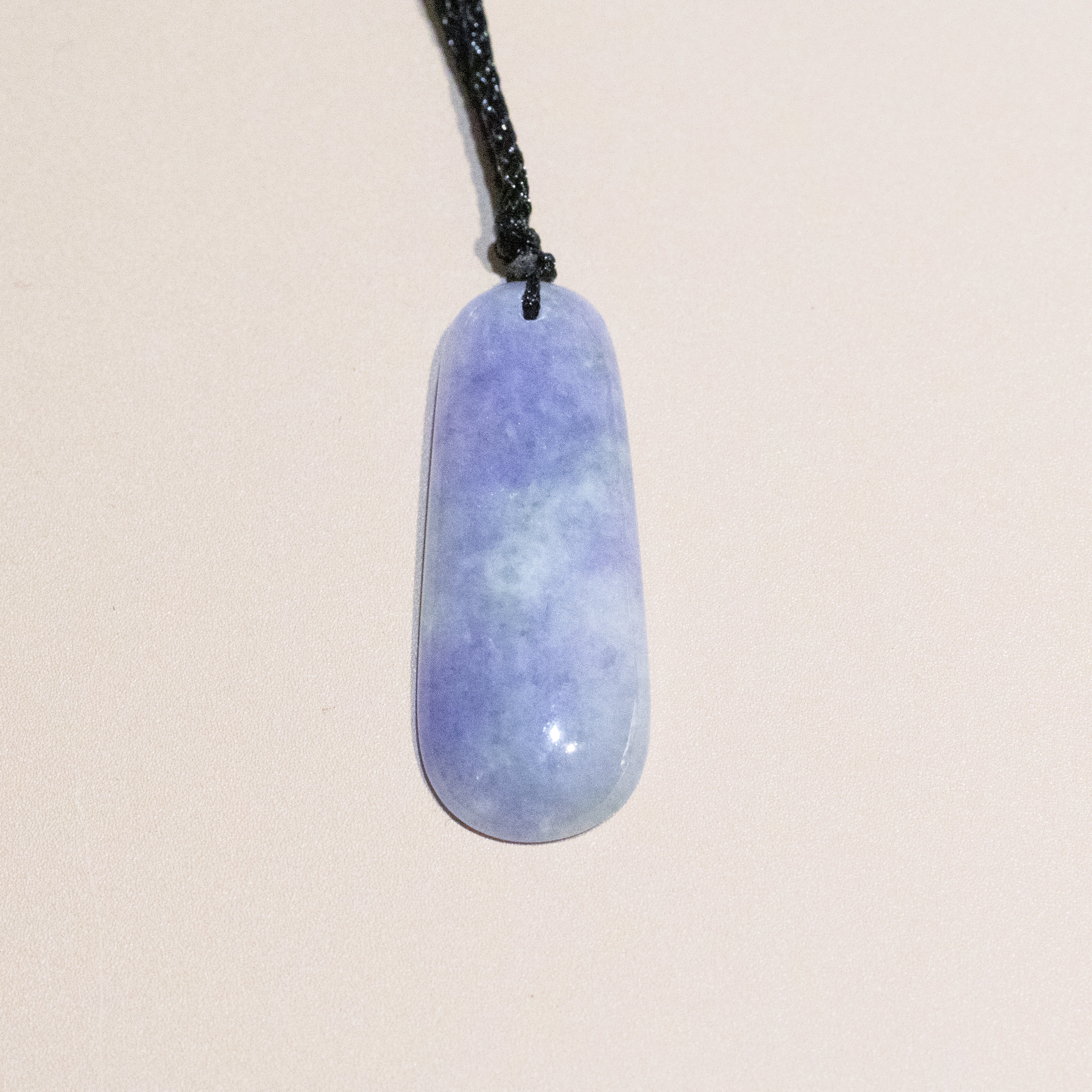 Gradient Purple Handcrafted Jadeite Melon Pendant