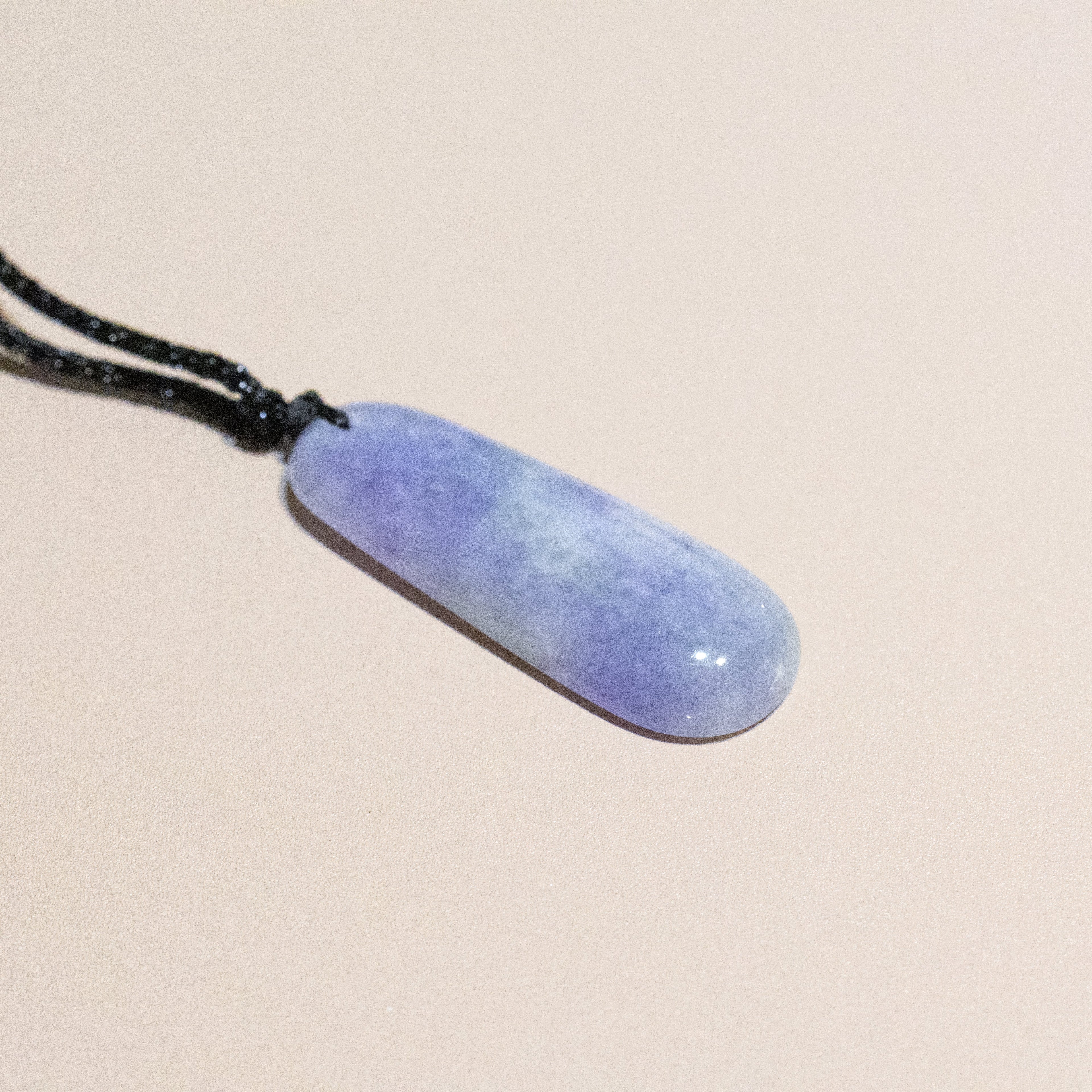 Gradient Purple Handcrafted Jadeite Melon Pendant