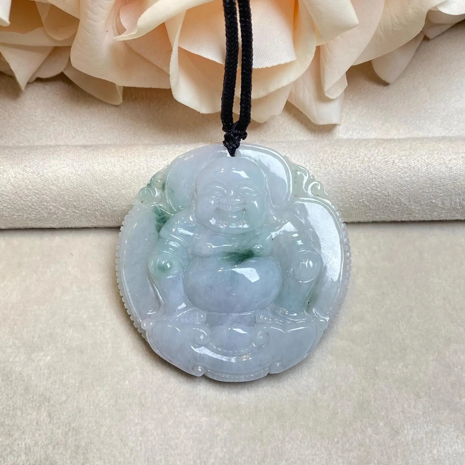 Genuine Jade Buddha Pendant - Symbol of Peace and Serenity