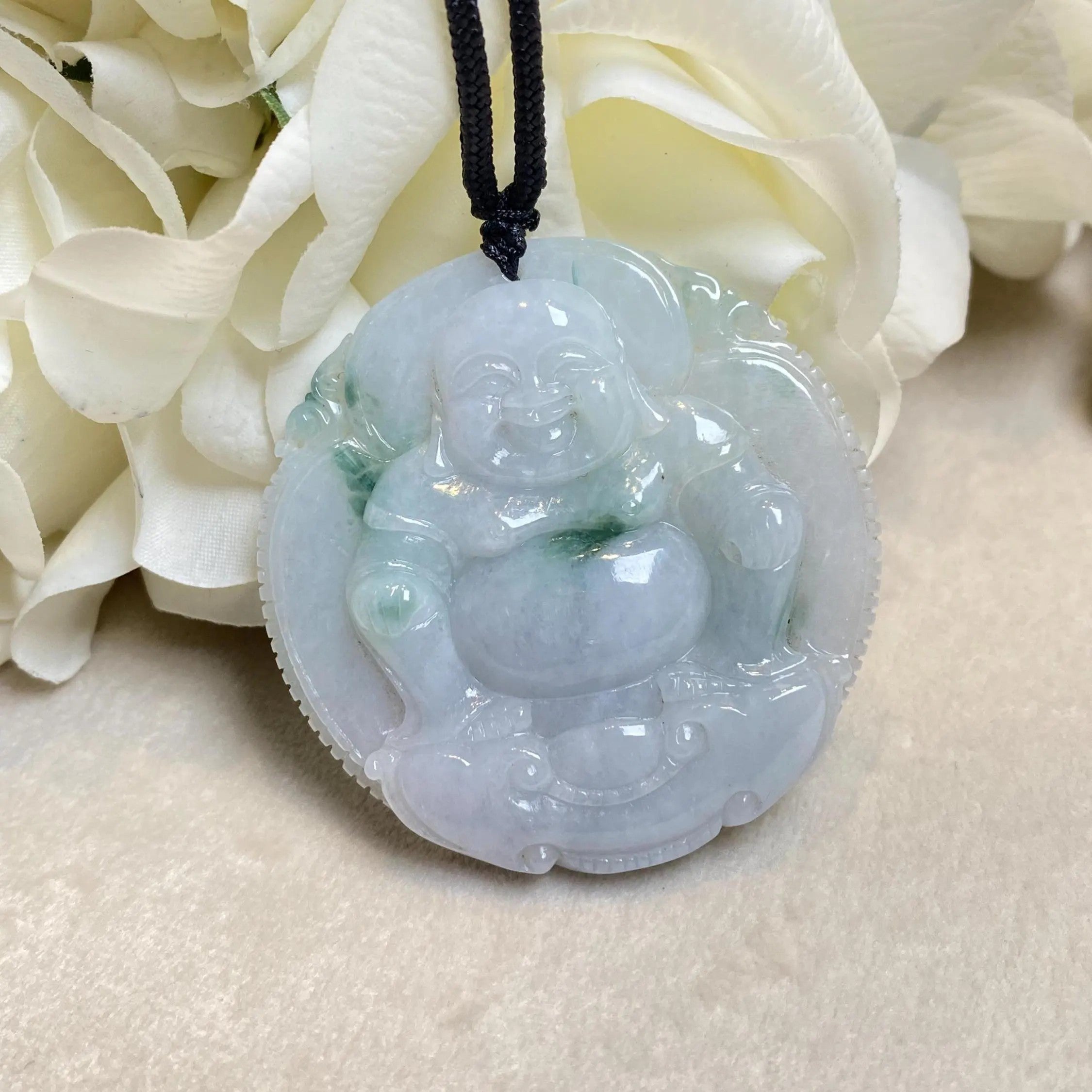 Genuine Jade Buddha Pendant - Symbol of Peace and Serenity