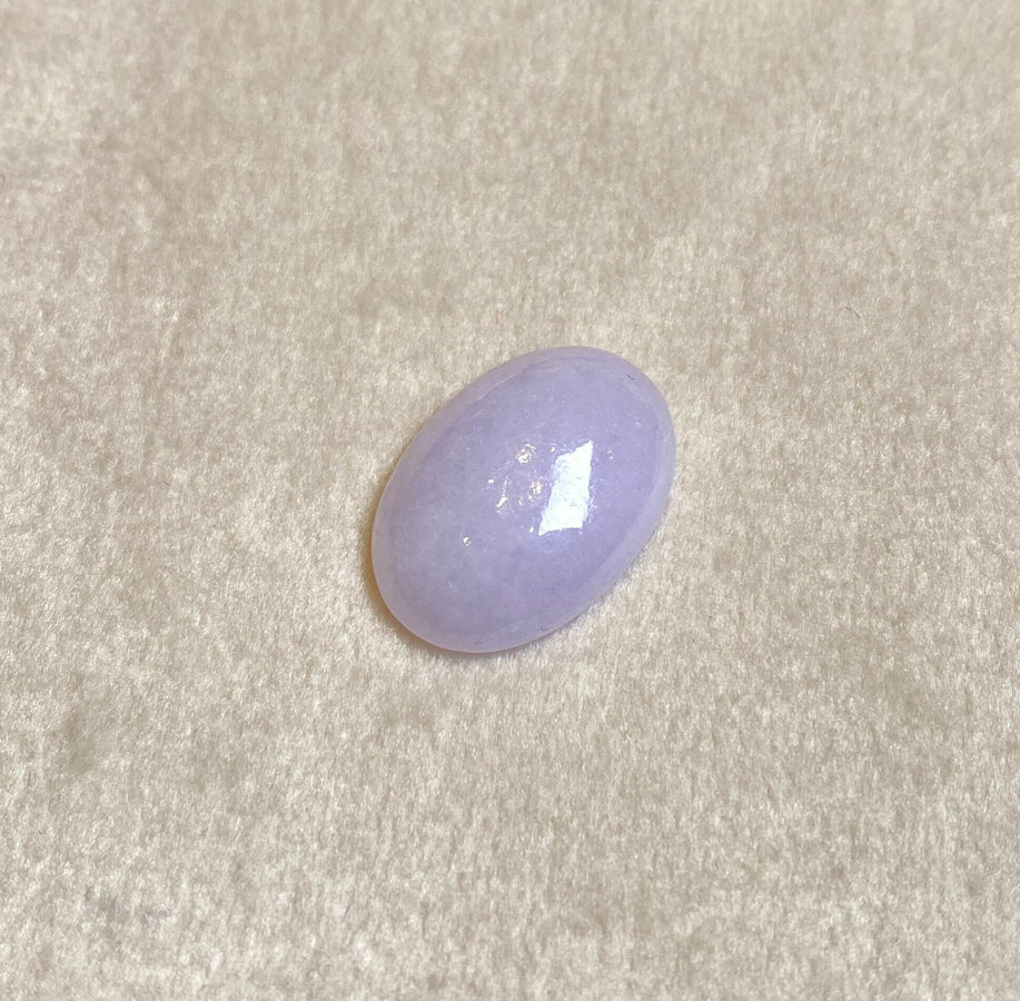 Gransky Jewellery Purple Cabochon Jadeite DIY Loose Gemstone - 13-19.9mm