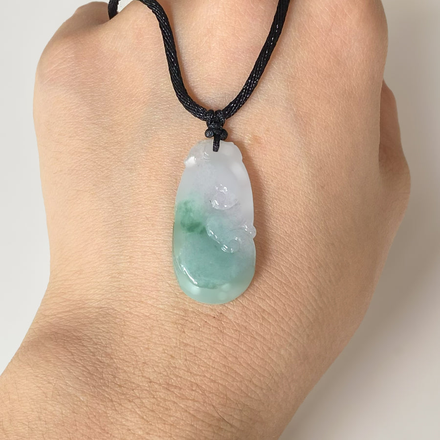 Green Ruyi Jade Pendant