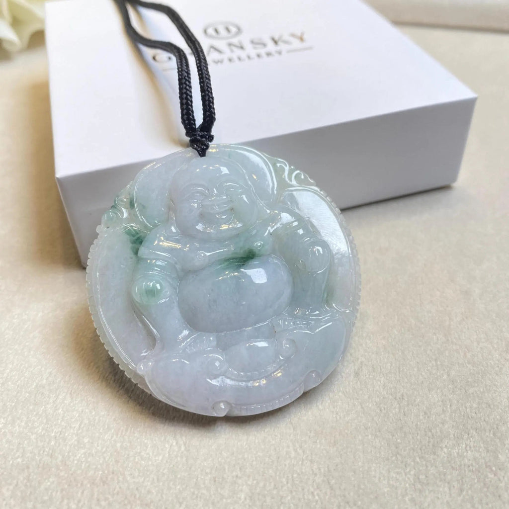 Genuine Jade Buddha Pendant - Symbol of Peace and Serenity