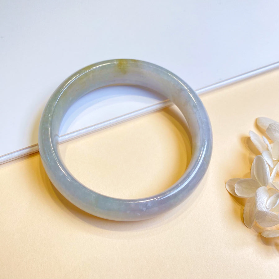 59.8mm Natural Jadeite Real Jade Bangle - Type-A Jade