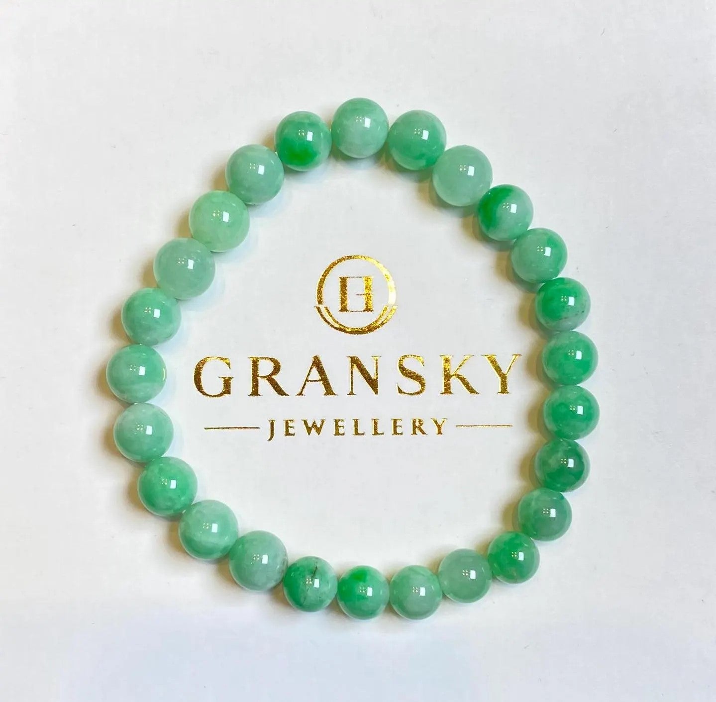 Apple Green Jade Bracelet, Jade Bracelet, Natural Lovely Bright Green, Genuine Burmese Jade