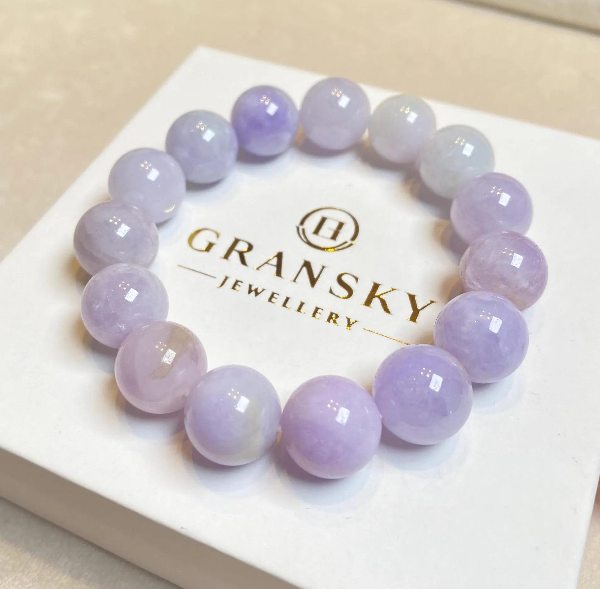 18cm Burmese Jade Bracelet, Purple Jade Bead Bracelet, Natural Jade Gemstone, Jade Healing Jewelry, Jade Bracelet Men and Women