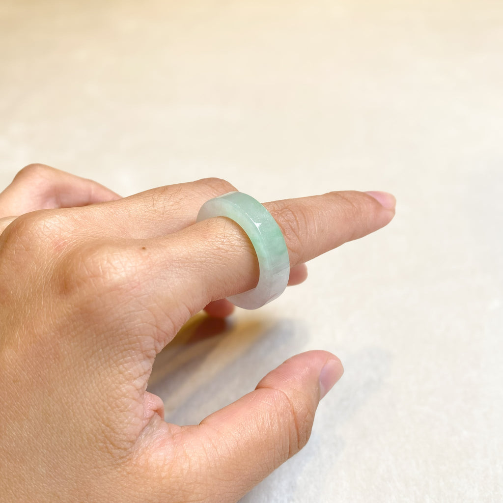 Gransky Natural Untreated A Grade Burma Jadeite Ring