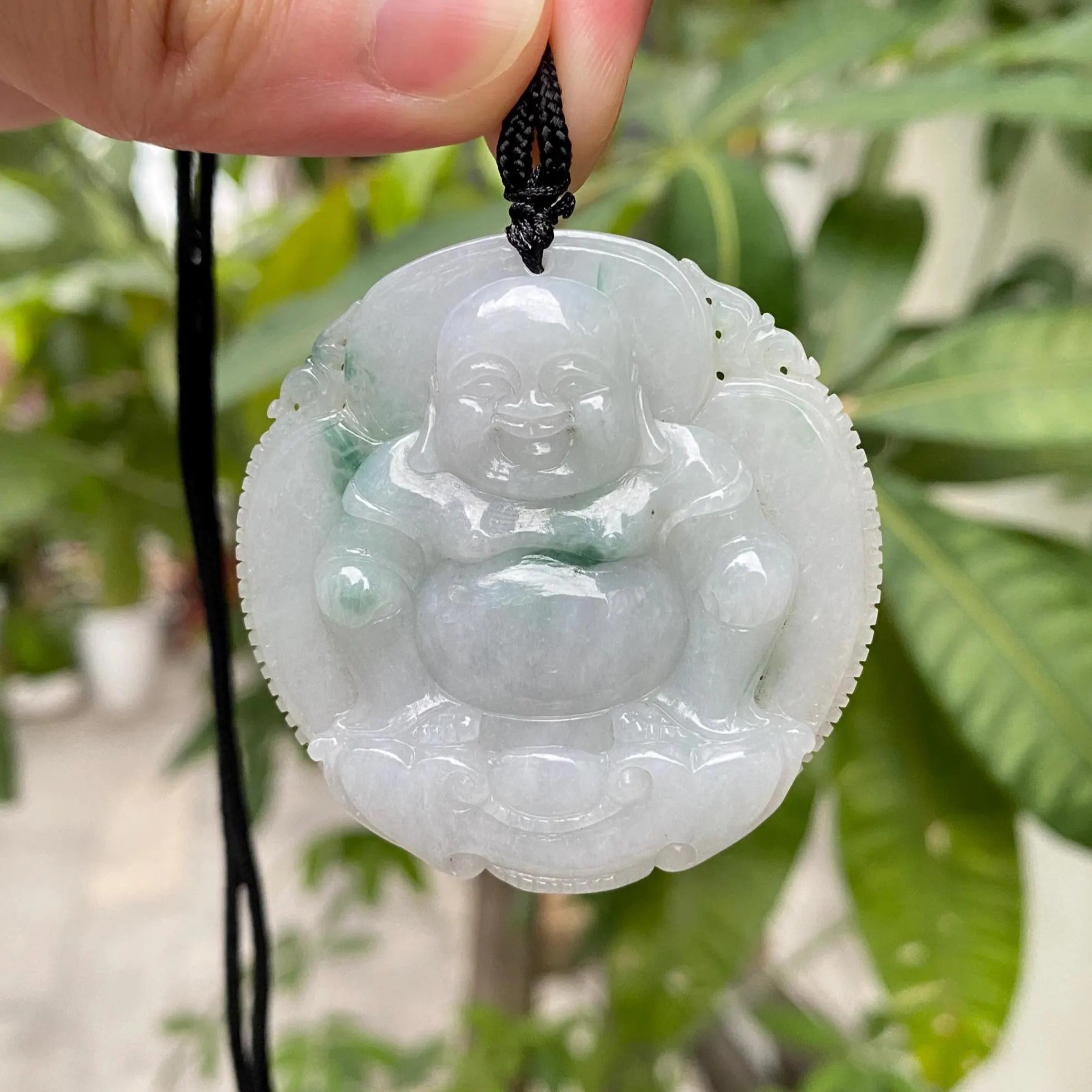 Genuine Jade Buddha Pendant - Symbol of Peace and Serenity