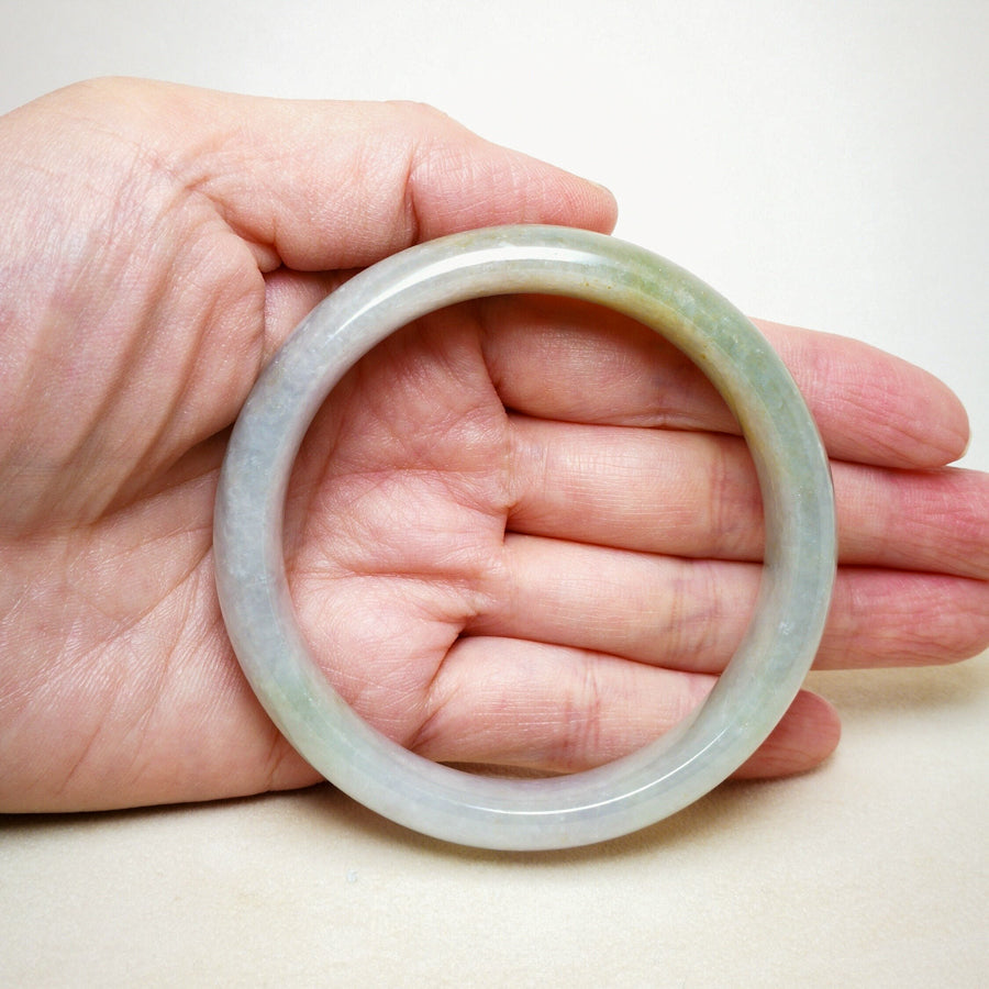 59.8mm Natural Jadeite Real Jade Bangle - Type-A Jade