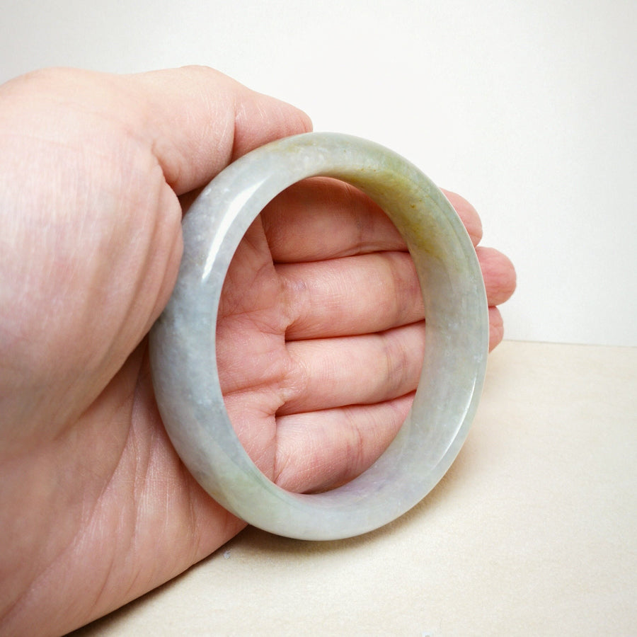 59.8mm Natural Jadeite Real Jade Bangle - Type-A Jade