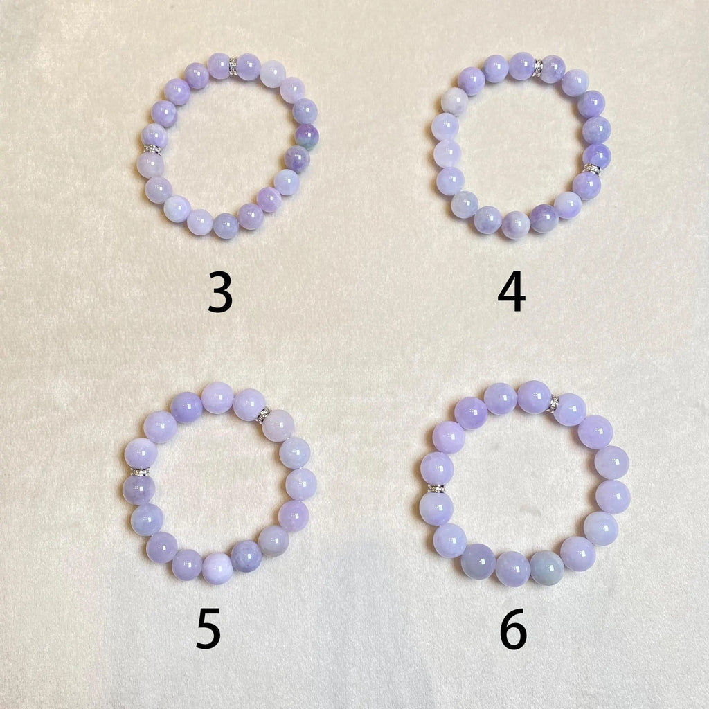 Burmese Purple Jade Bracelet, Jade Stone Bead Bracelet, Natural Jade Gemstone Bracelet, Jade Healing Jewelry, Jade Bracelet Man & Woman