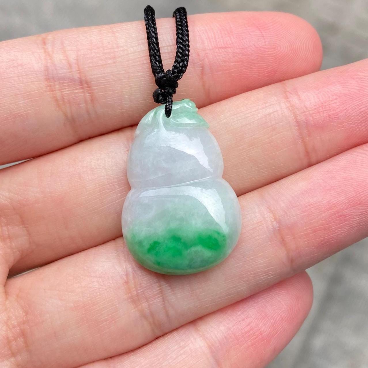 29mm Green Jade Hulu Pendant – Natural Type-A Jadeite