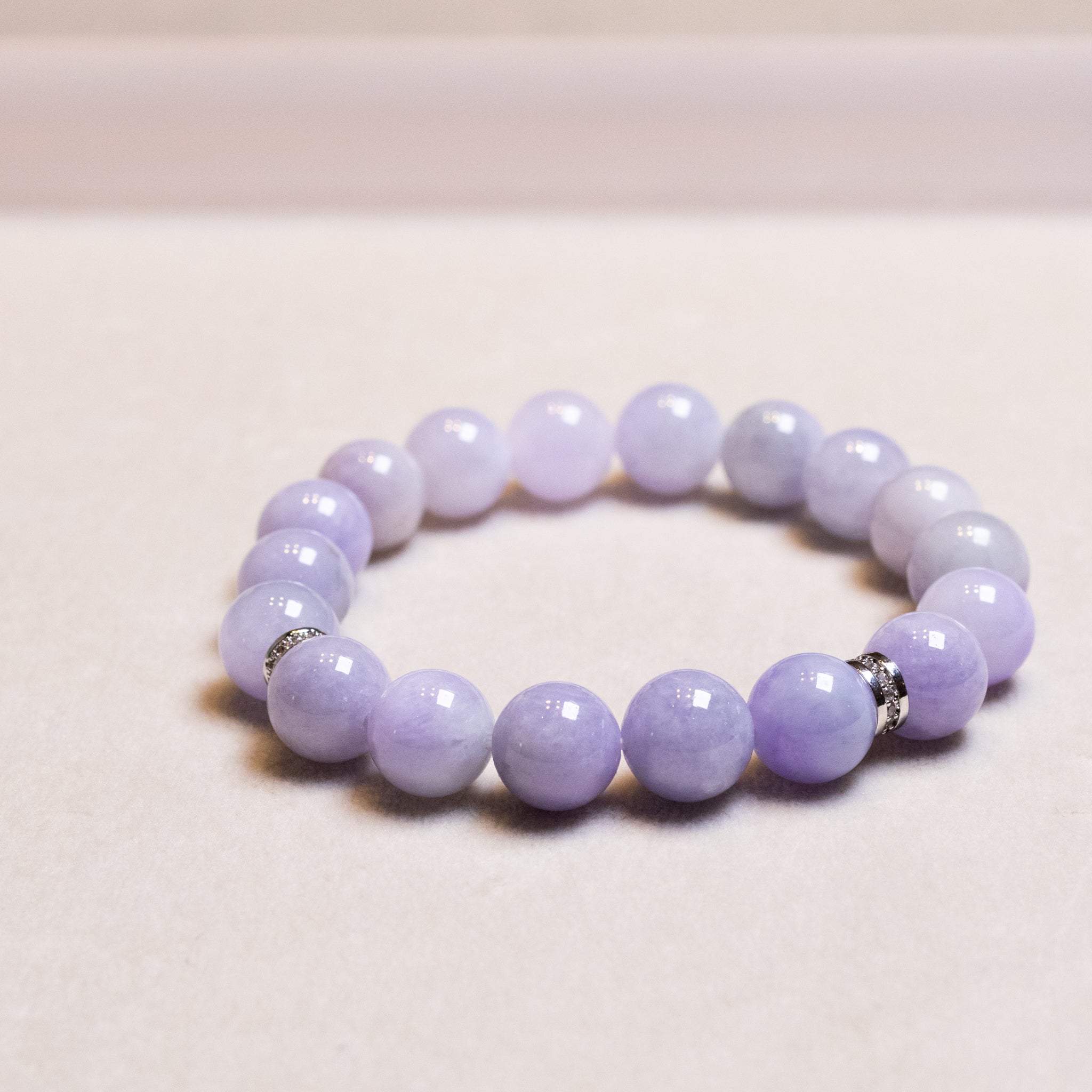 Burmese Purple Jade Bracelet, Jade Stone Bead Bracelet, Natural Jade Gemstone Bracelet, Jade Healing Jewelry, Jade Bracelet Man & Woman