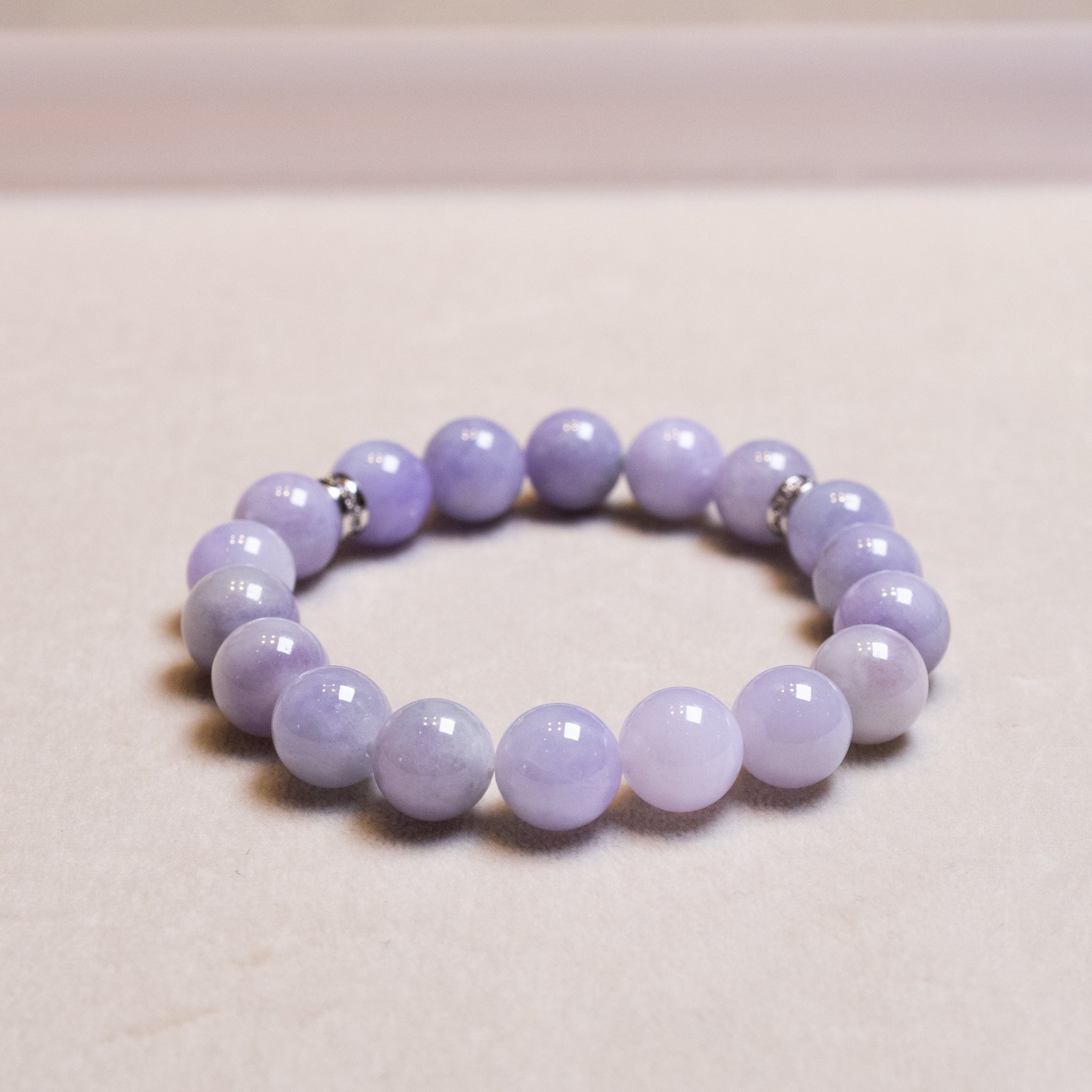 Burmese Purple Jade Bracelet, Jade Stone Bead Bracelet, Natural Jade Gemstone Bracelet, Jade Healing Jewelry, Jade Bracelet Man & Woman