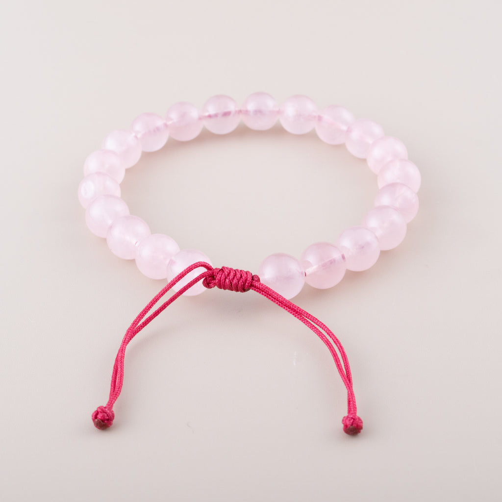 Rose Quartz Beaded Bracelets