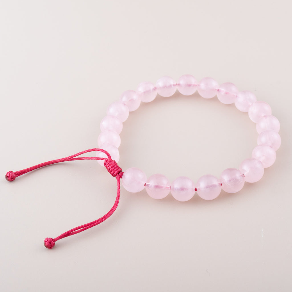 Rose Quartz Beaded Bracelets