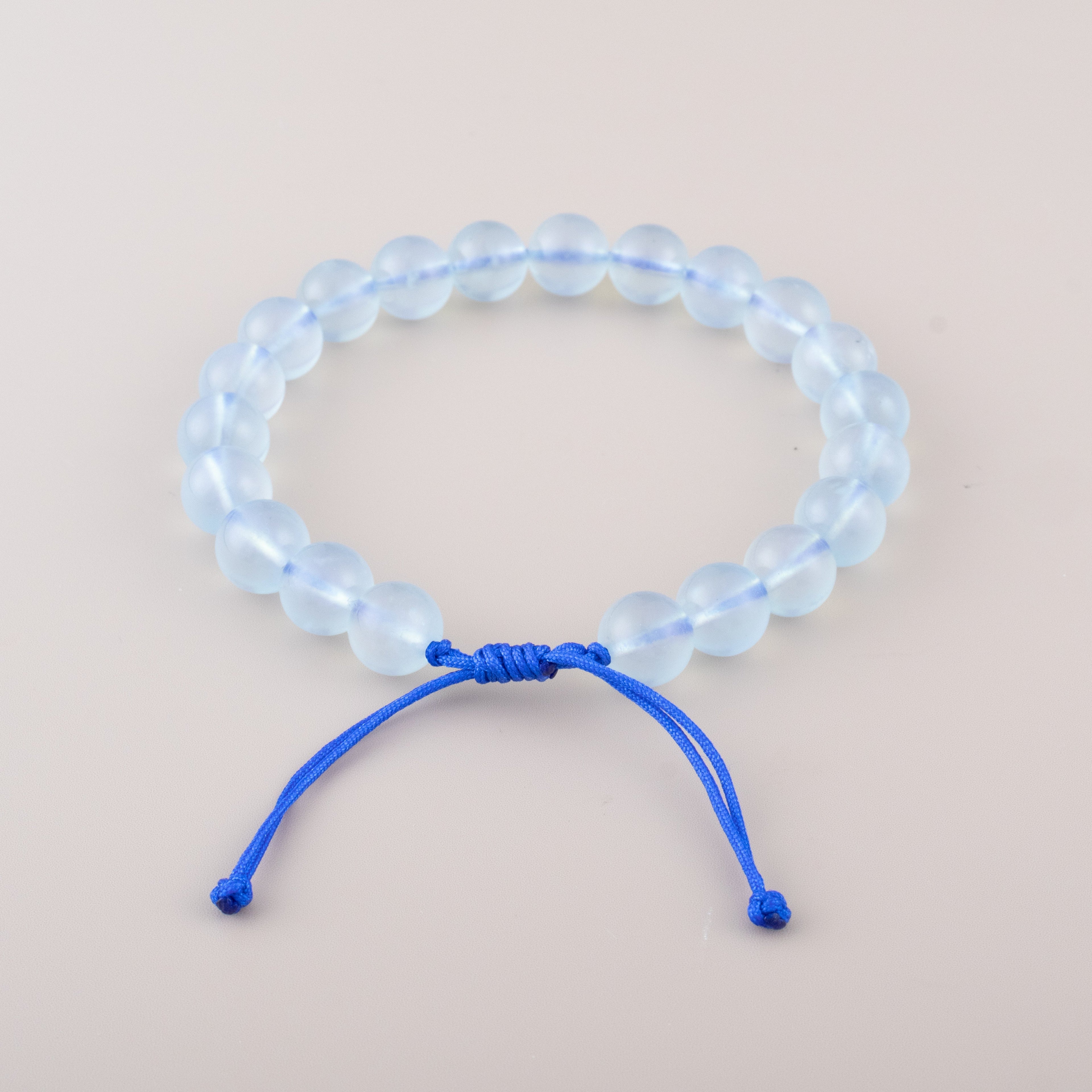 Acquamarine Beaded Bracelets 8mm 9mm