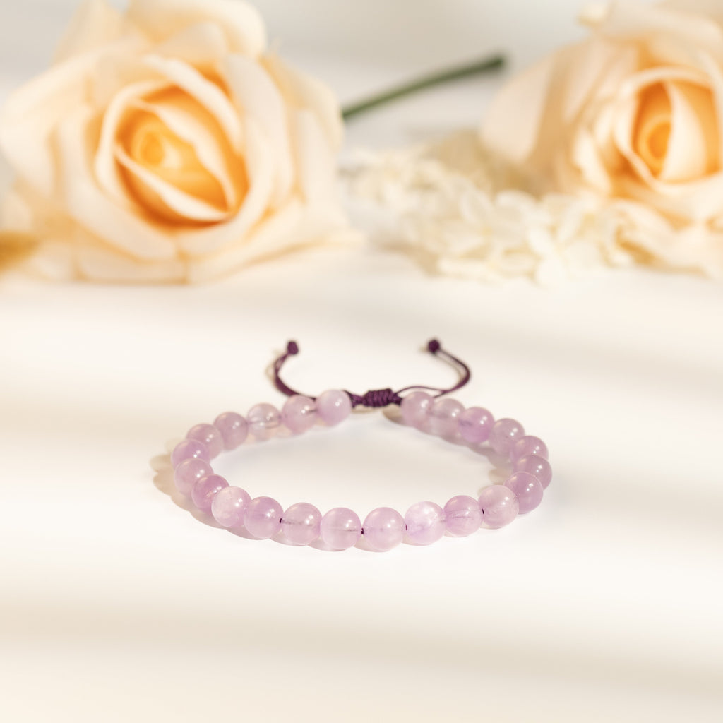 Lepidolite Beaded Bracelets 8mm 9mm