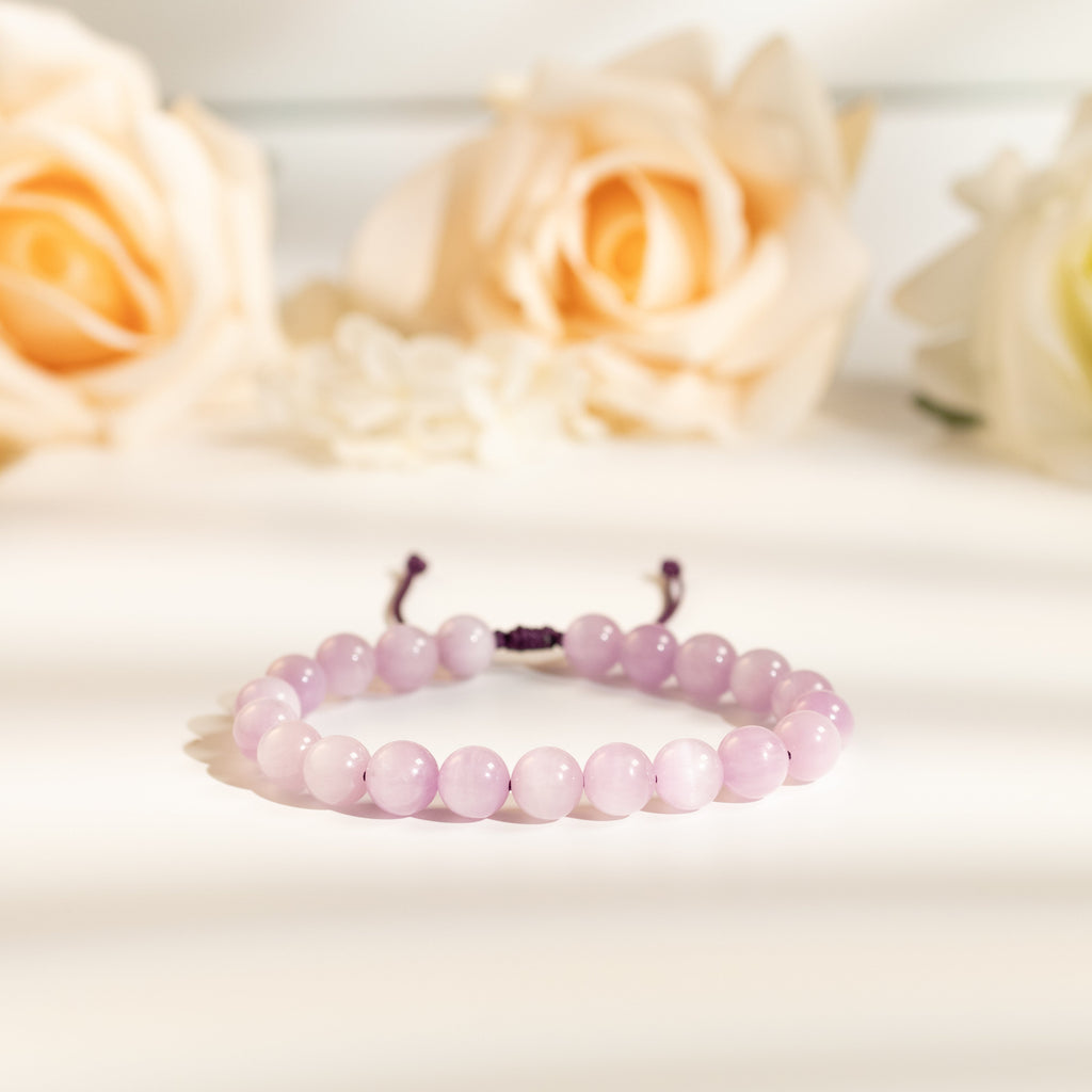 Lepidolite Beaded Bracelets 8mm 9mm