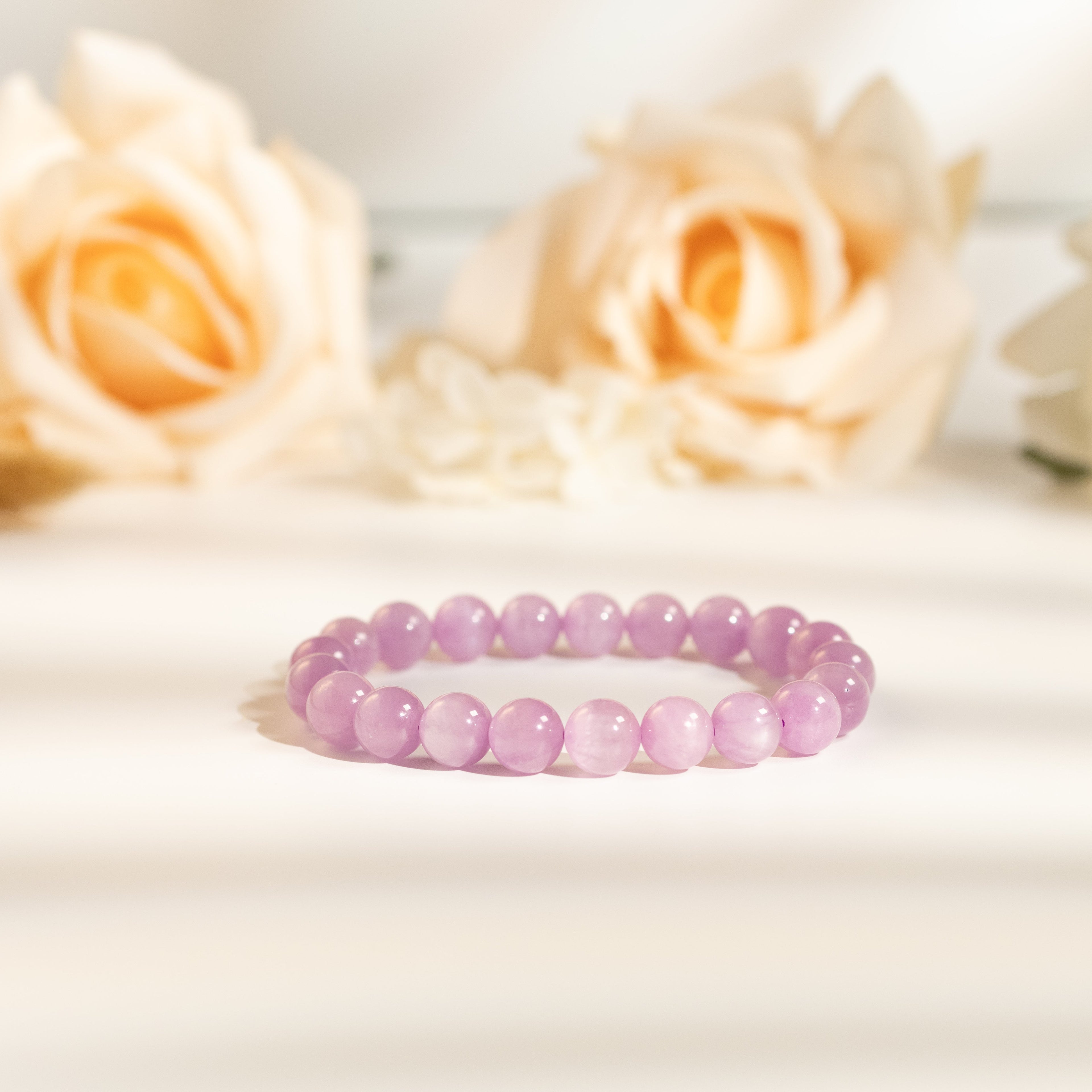 Lepidolite Beaded Bracelets 8mm 9mm