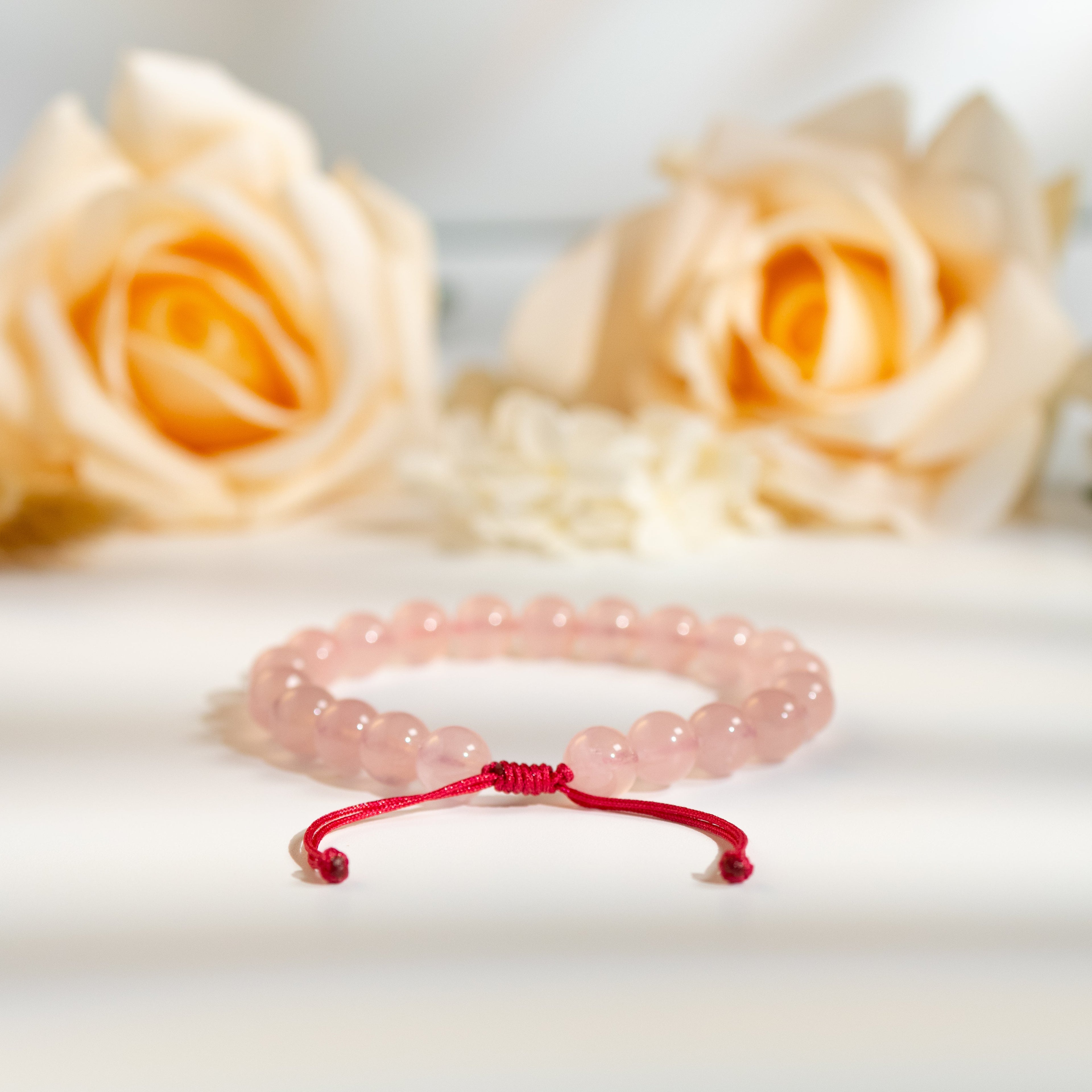 Rose Quartz Beaded Bracelets