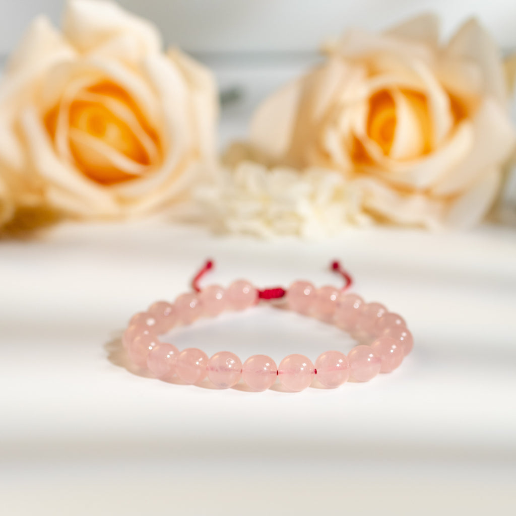 Rose Quartz Beaded Bracelets