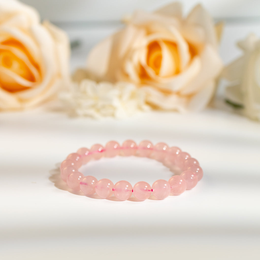 Rose Quartz Beaded Bracelets