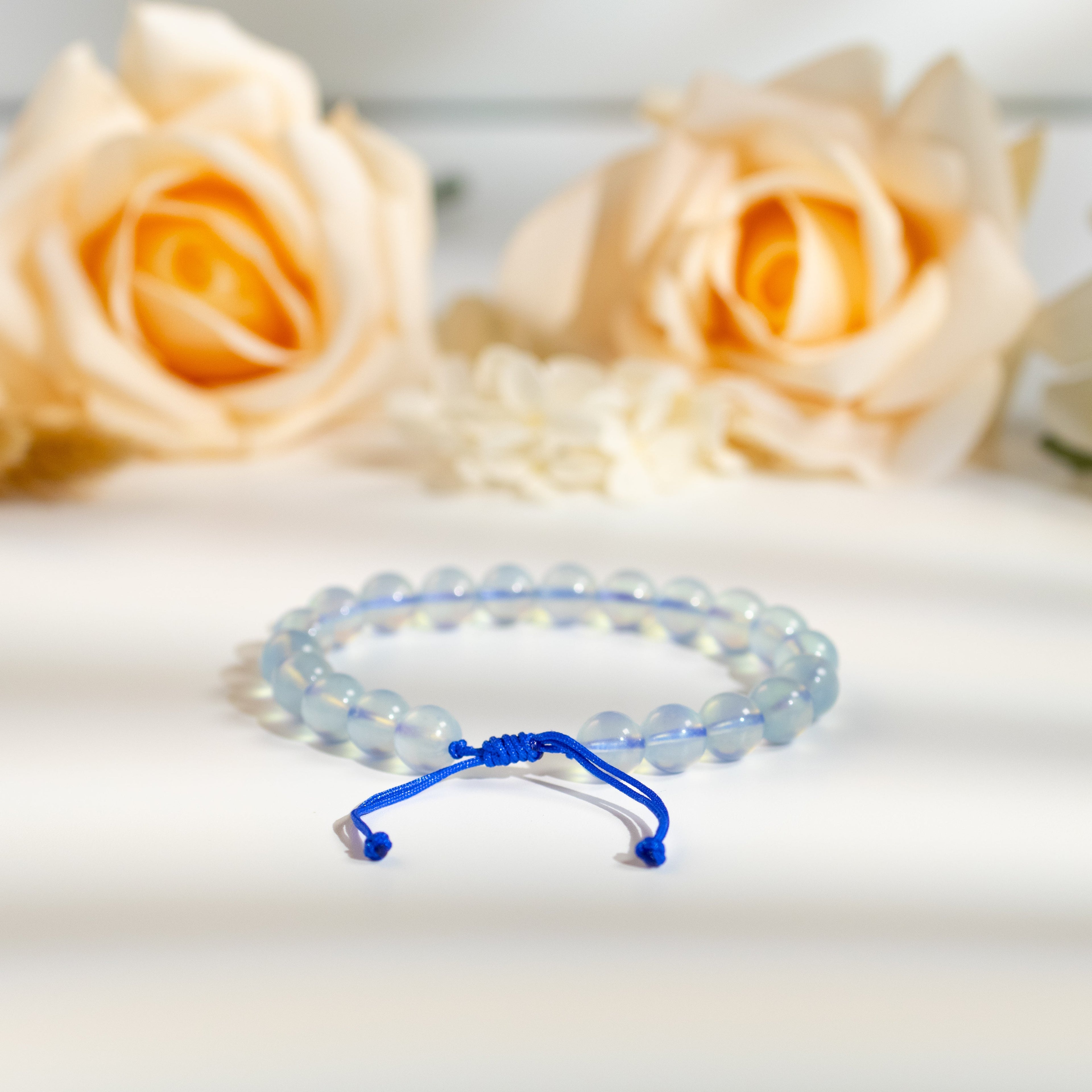 Acquamarine Beaded Bracelets 8mm 9mm