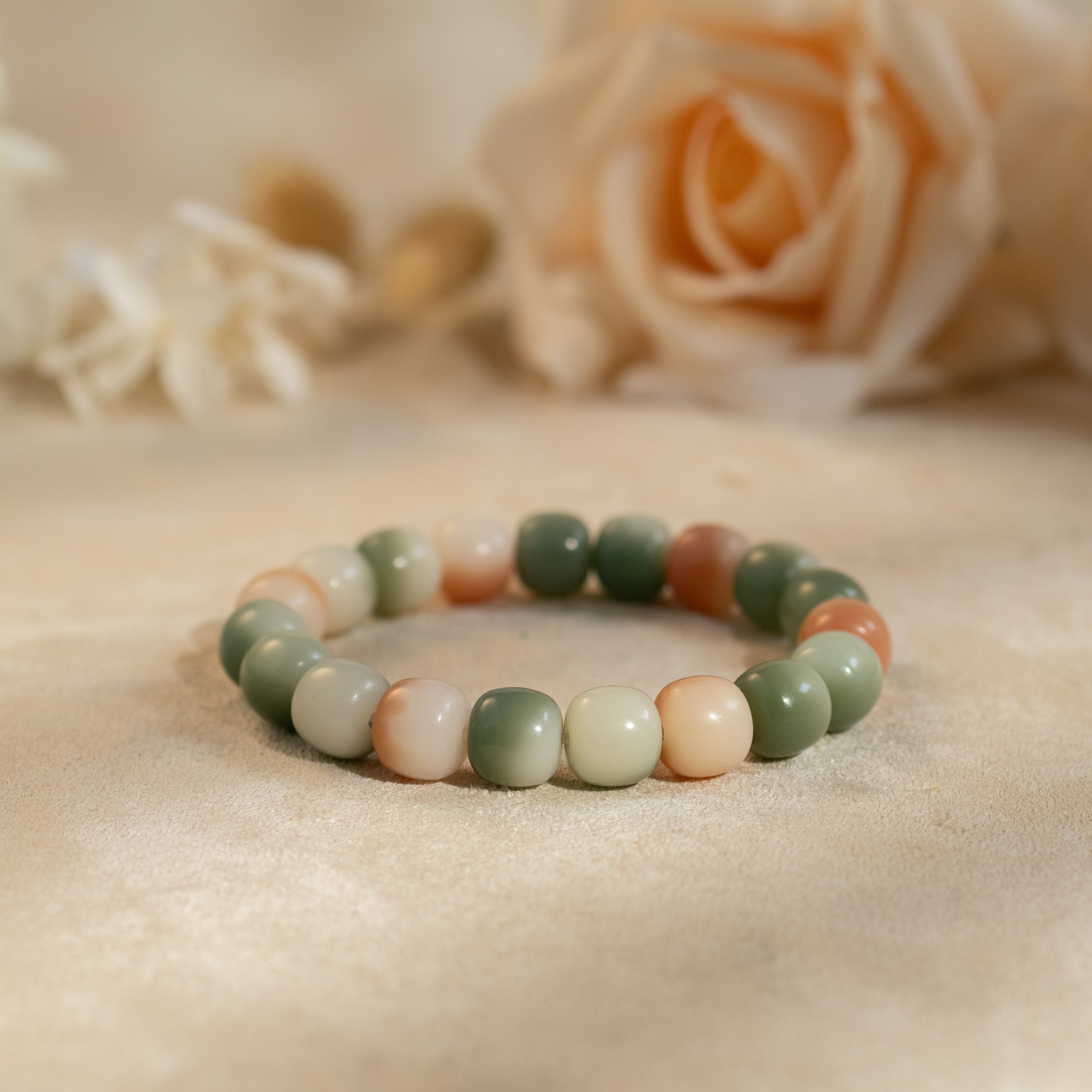 Natural Bodhi Bead Bracelet, Prayer Beads, Meditation Bracelet, Birthday Gifts, Bodhi Jewelry