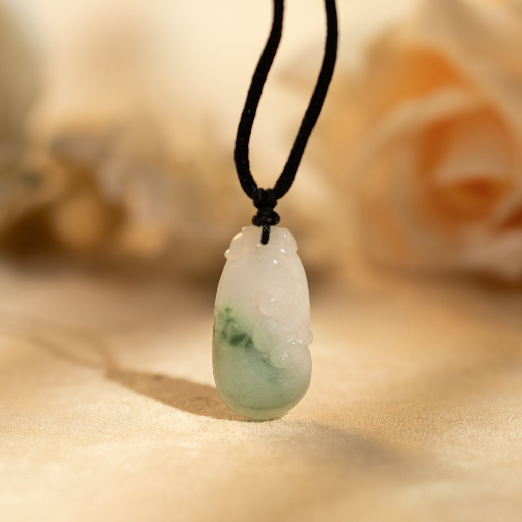 Green Ruyi Jade Pendant