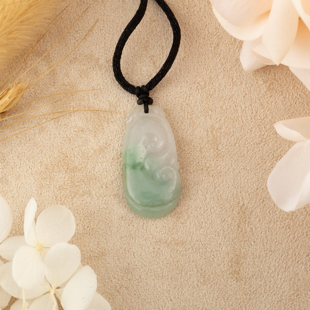 Green Ruyi Jade Pendant