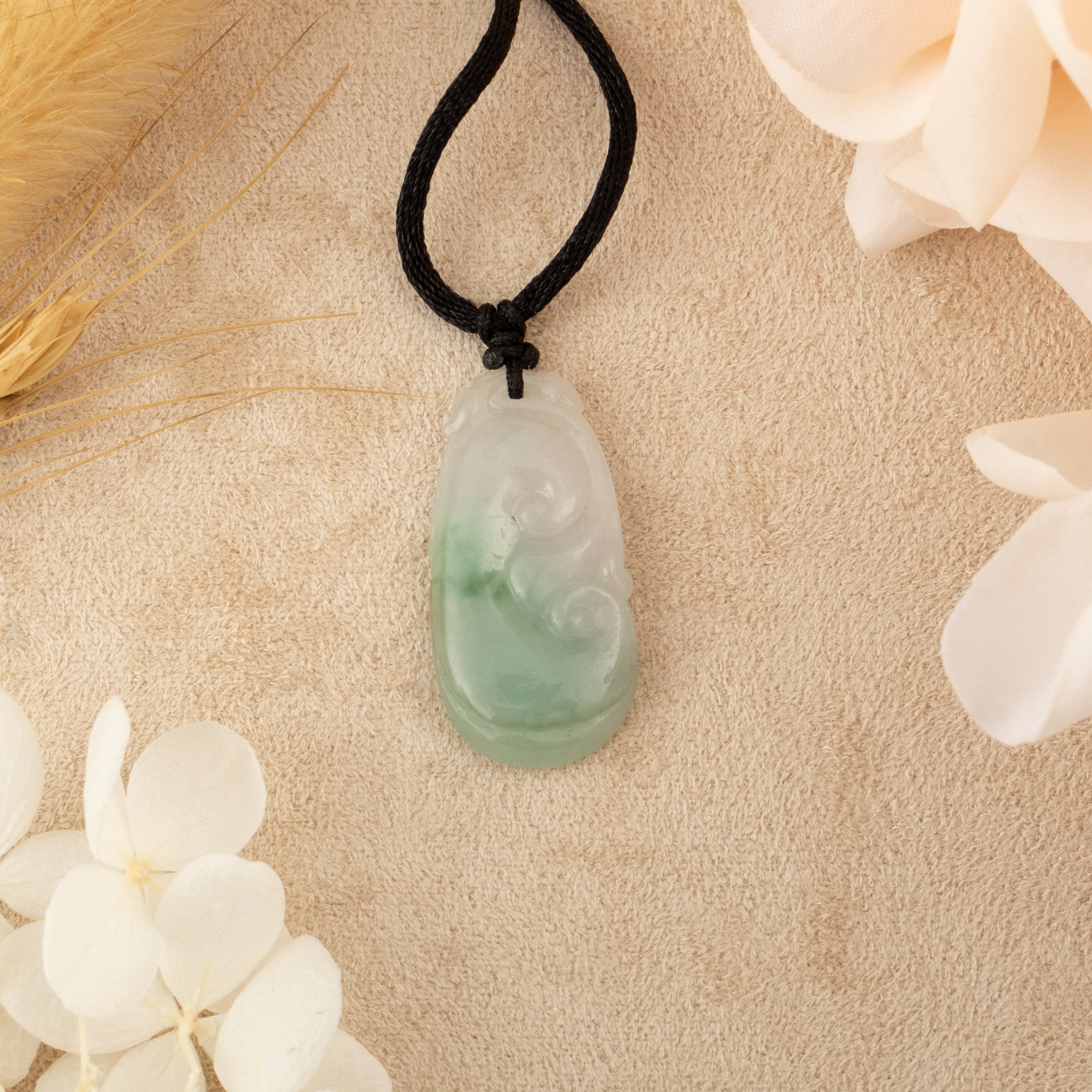 Green Ruyi Jade Pendant