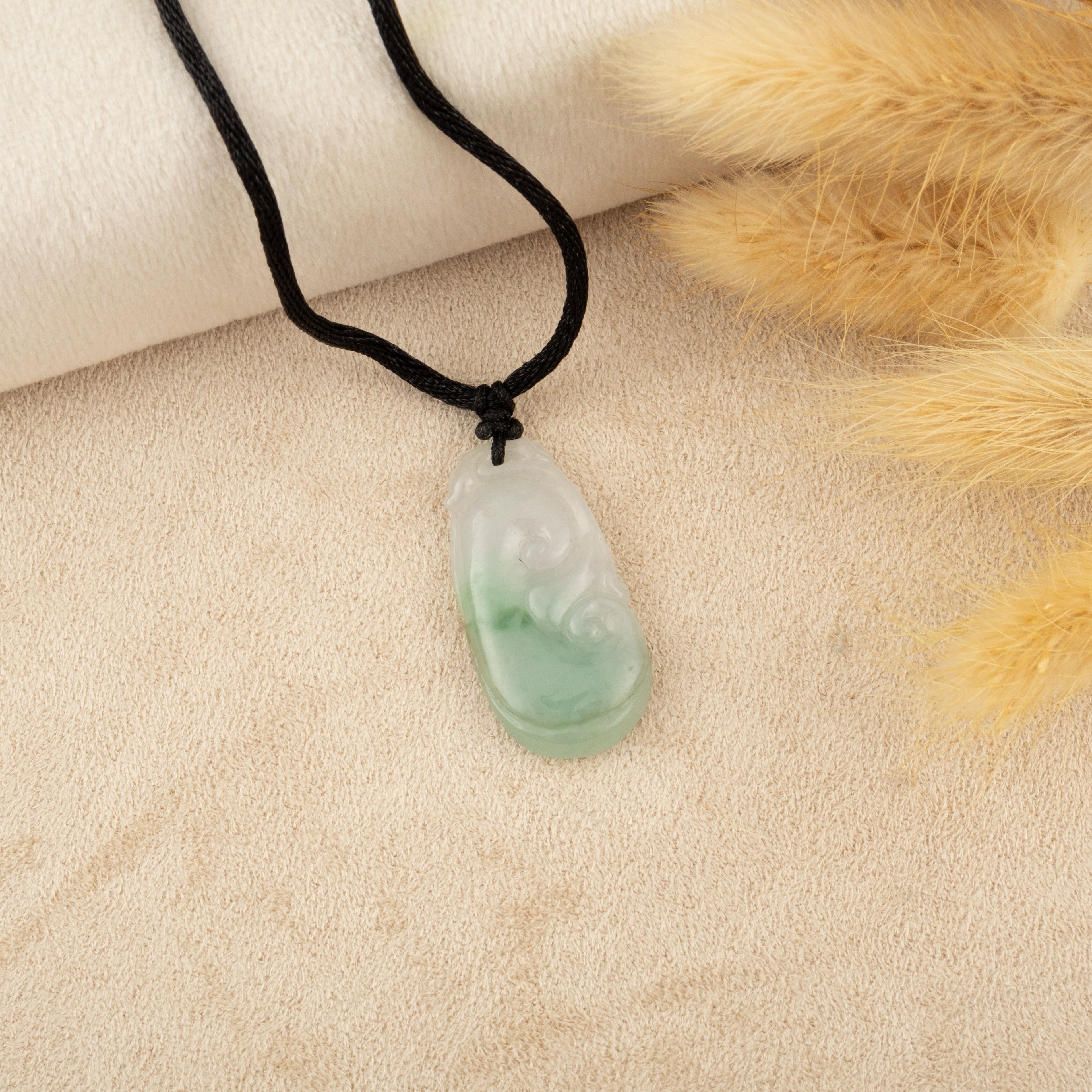 Green Ruyi Jade Pendant