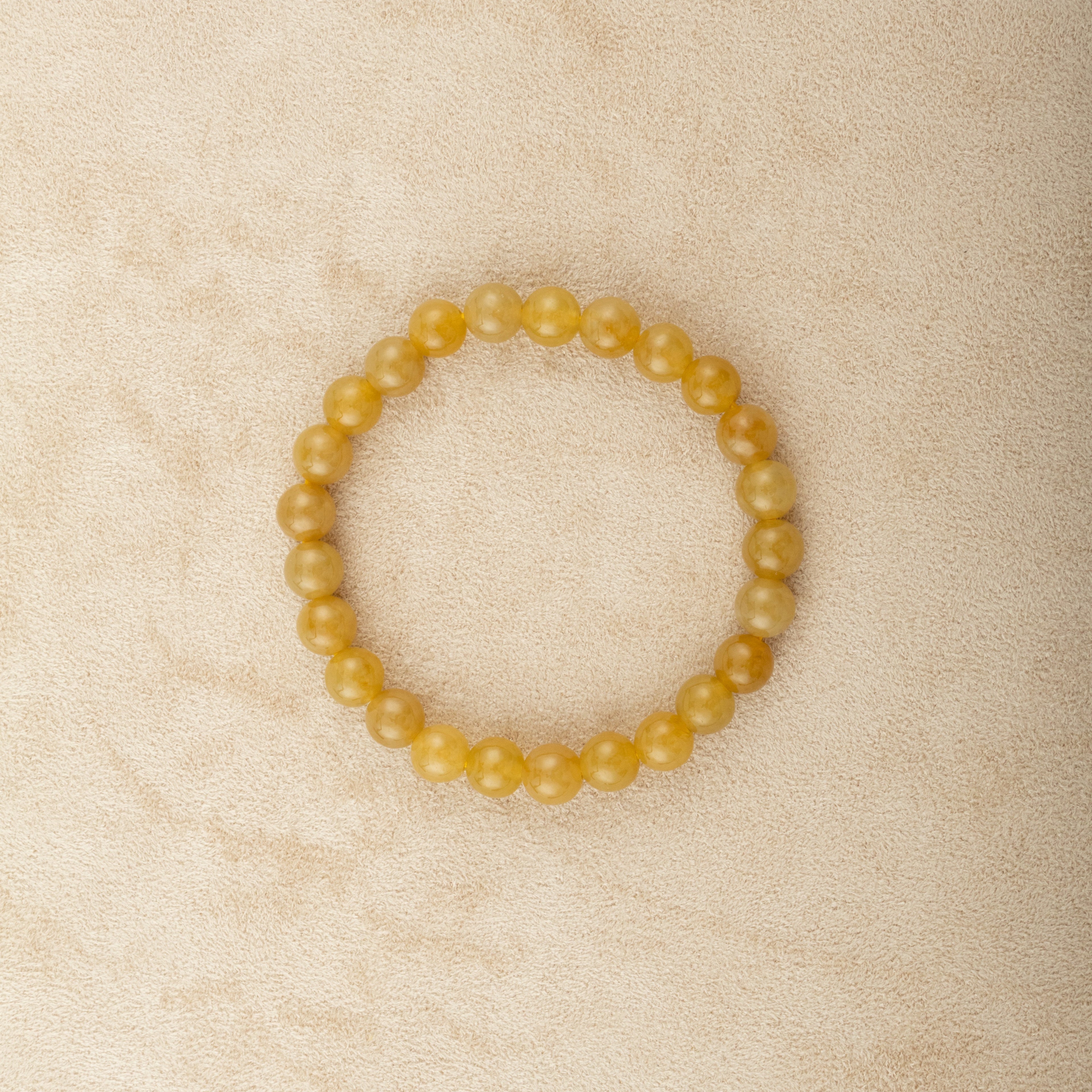 Orange Brown Jade Beaded Bracelet Natural Type A Burmese Jade