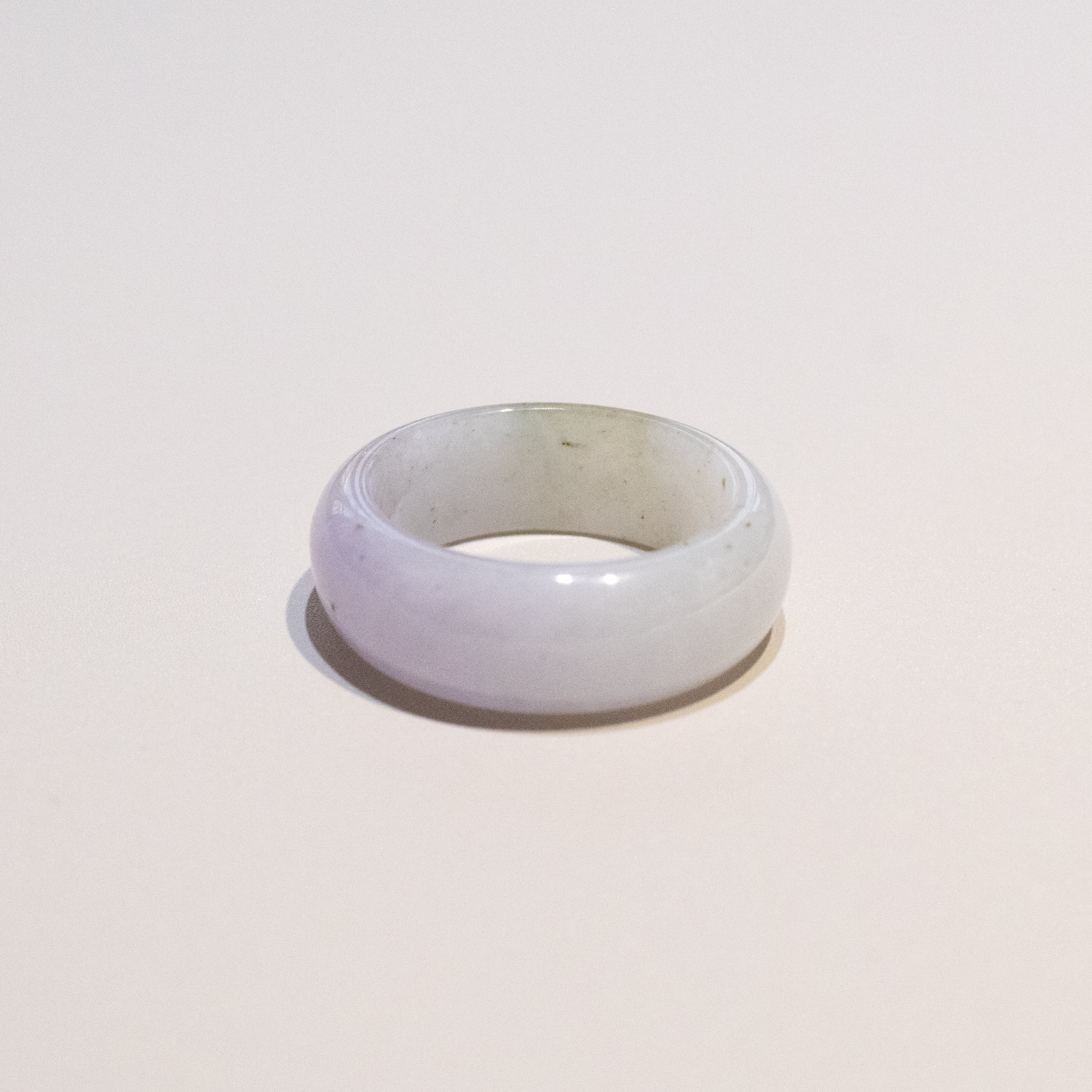 Size US 9 Purple Burmese Jade Ring - Type A Natural Jadeite