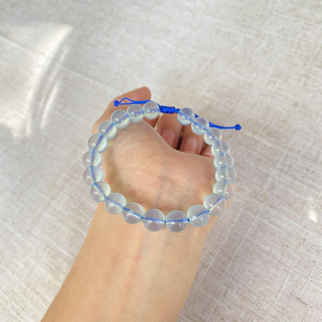 Acquamarine Beaded Bracelets 8mm 9mm