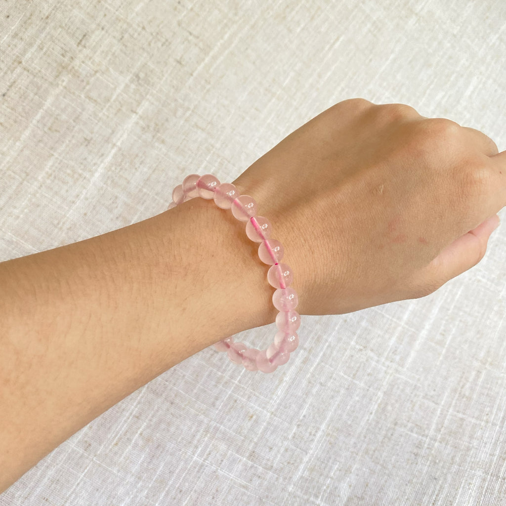 Rose Quartz Beaded Bracelets