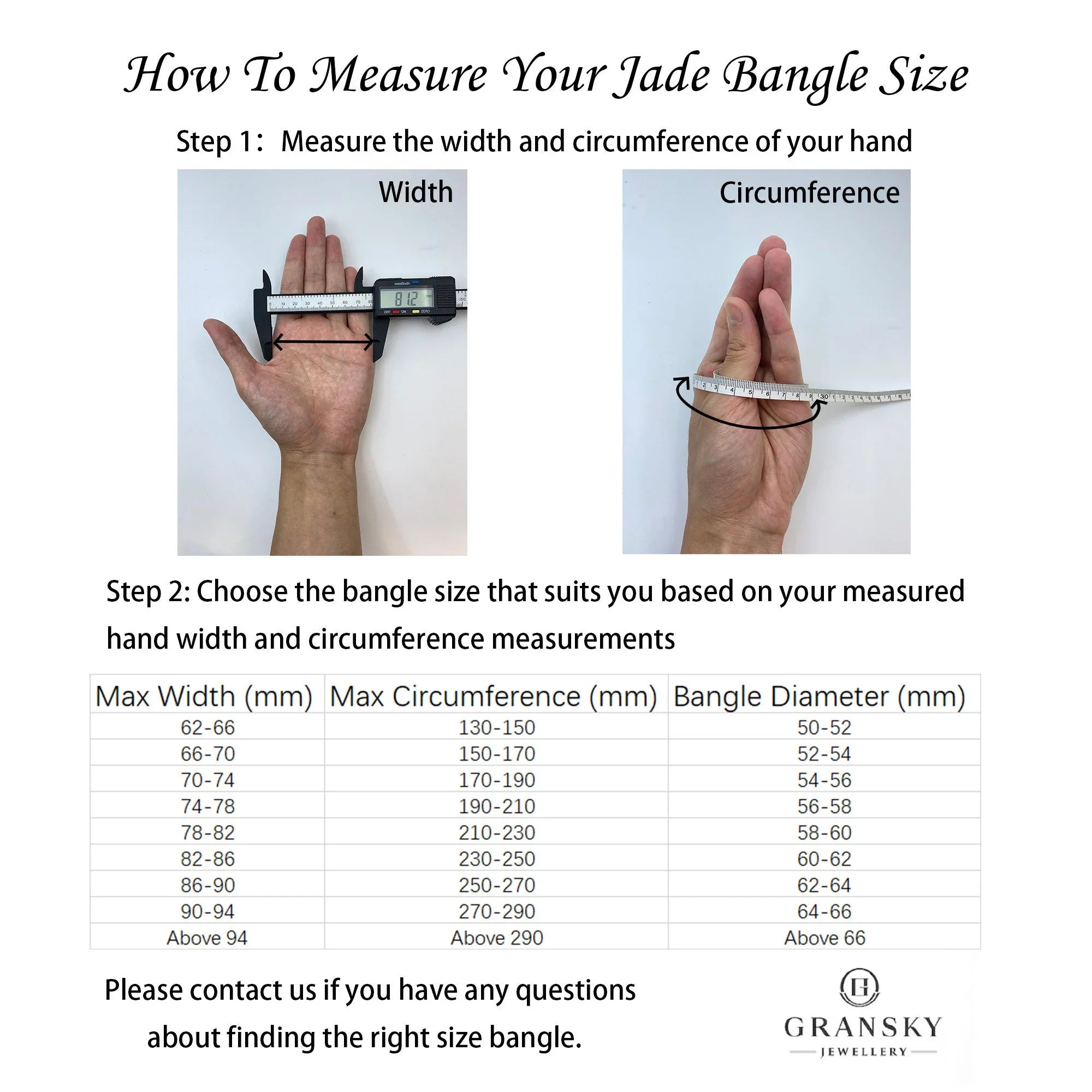 Light Grey Jadeite Bangle Bracelet – Natural Type-A Jadeite, Round & Flat Shapes, 50mm-59mm Sizes